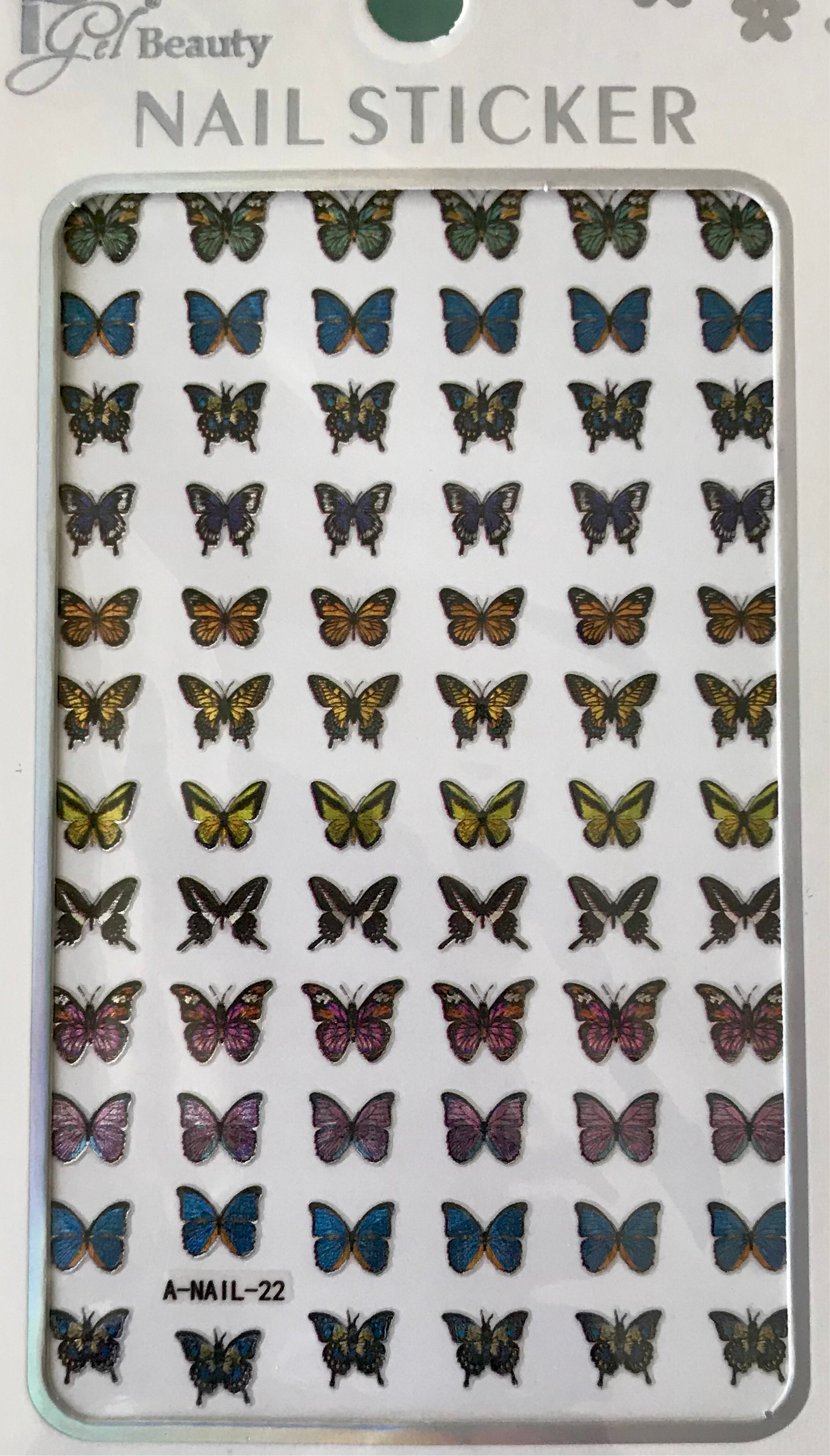 Butterflies nail stickers