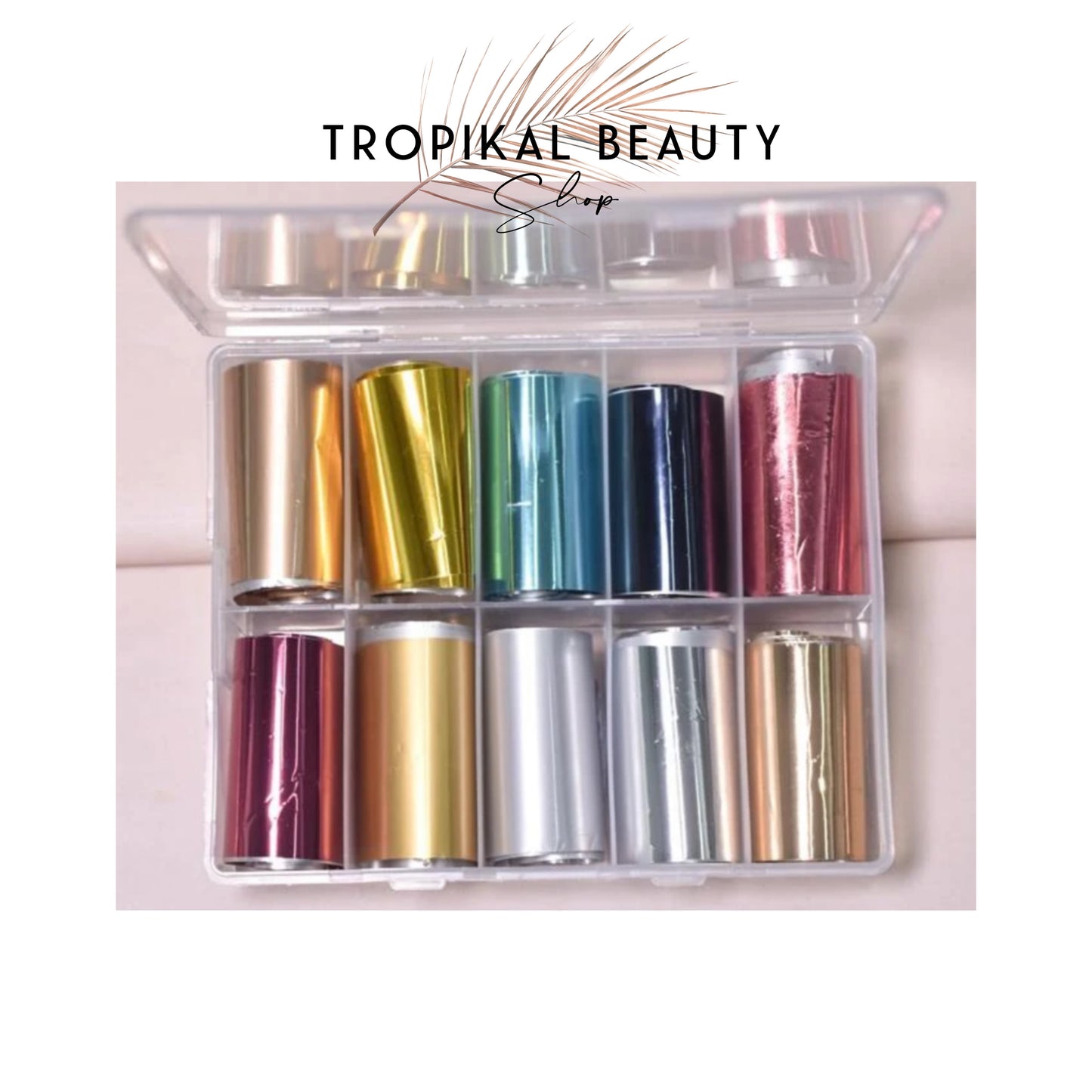 Metallic Transfer foils 10 pcs box