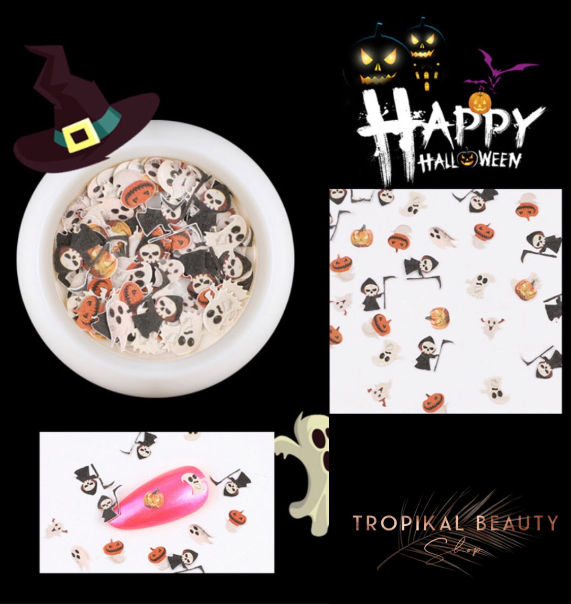 Halloween designs  For Nail Art Decoration