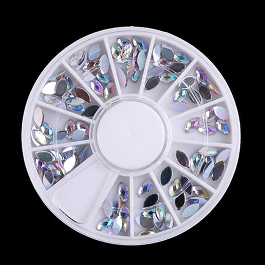 Nail Art Crystal AB Rhinestones Flat Back