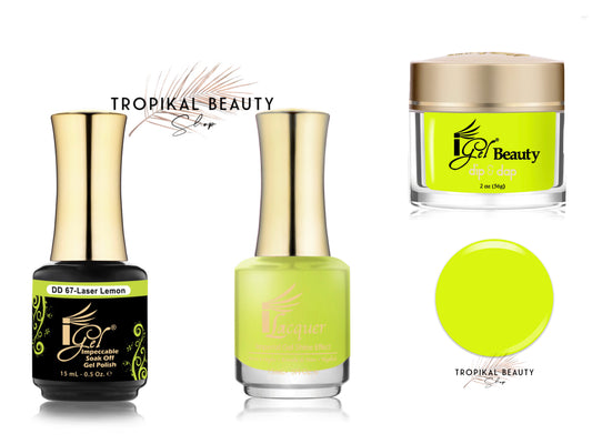Dip & Dap trio- DD067 Laser lemon