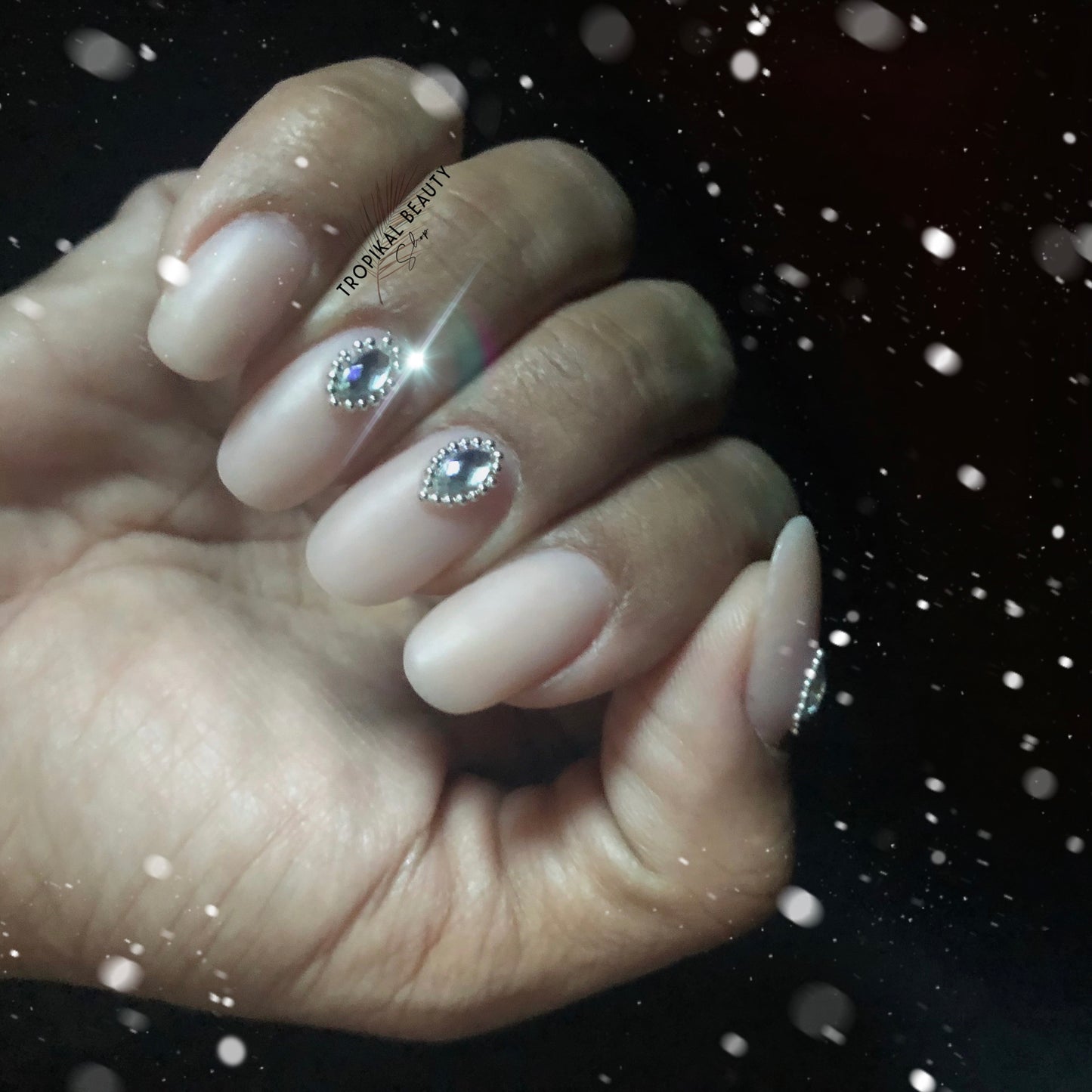 Nail Art Crystal AB Rhinestones Flat Back