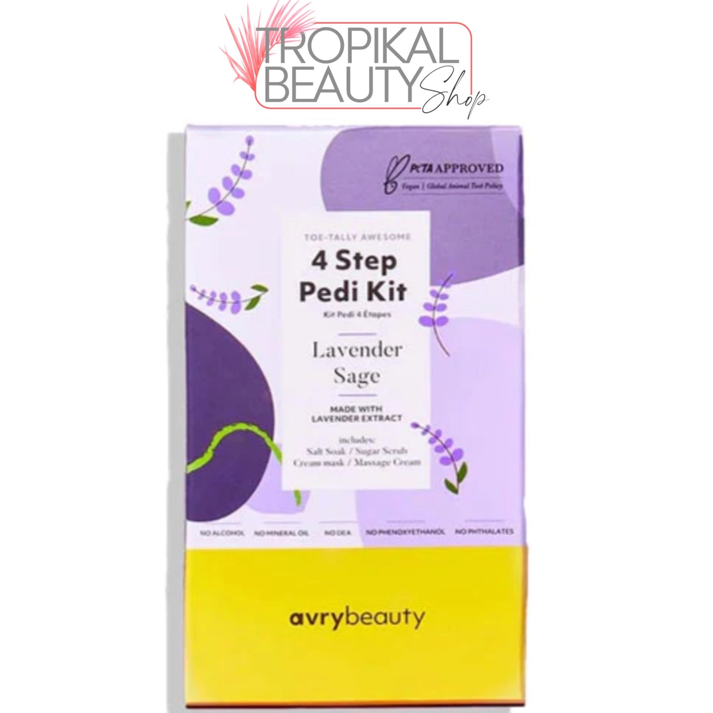 AvryBeauty 4 Step Pedicure Kit