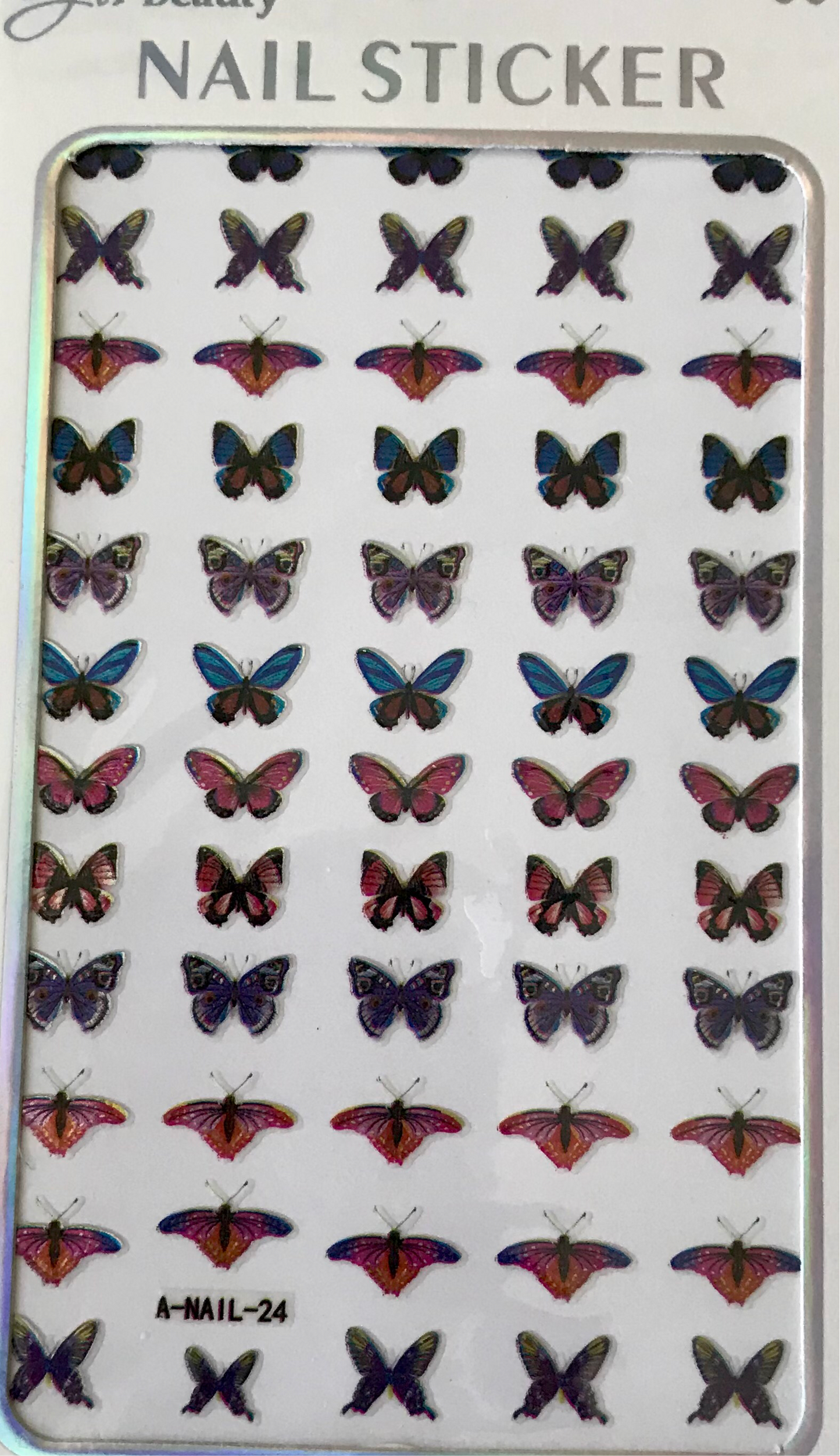 Butterflies nail stickers