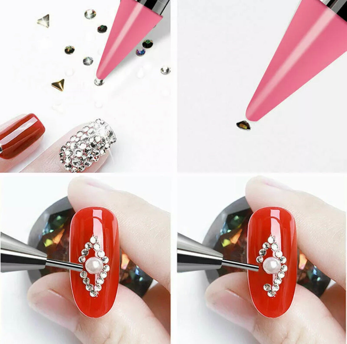Dual-ended Nail Art Rhinestone Picker
