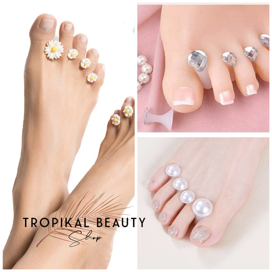 8pcs silicone toe separators