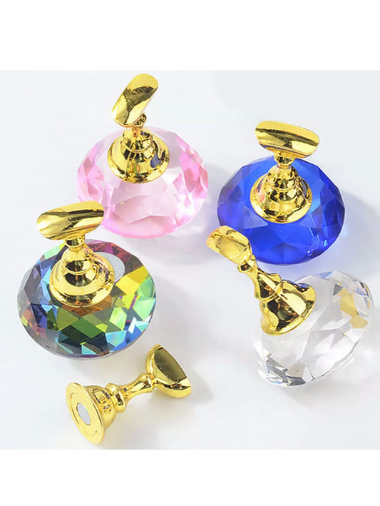6 pcs Magnetic crystal nail display/ tip holder