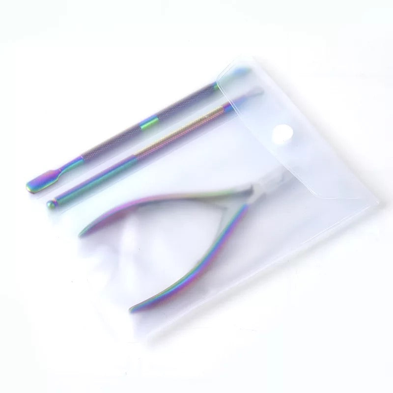 3pcs manicure/ gel removal tool kit