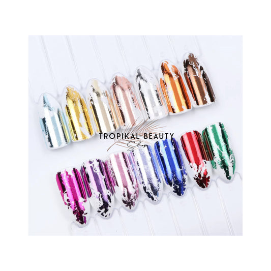 Metallic Transfer foils 10 pcs box