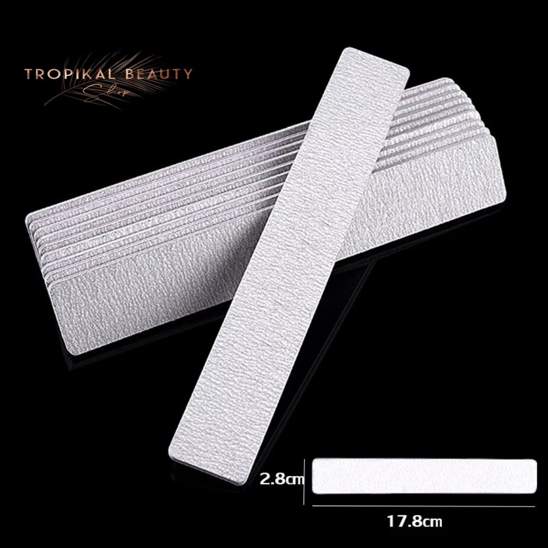 25 pcs pack 100/180 nail file