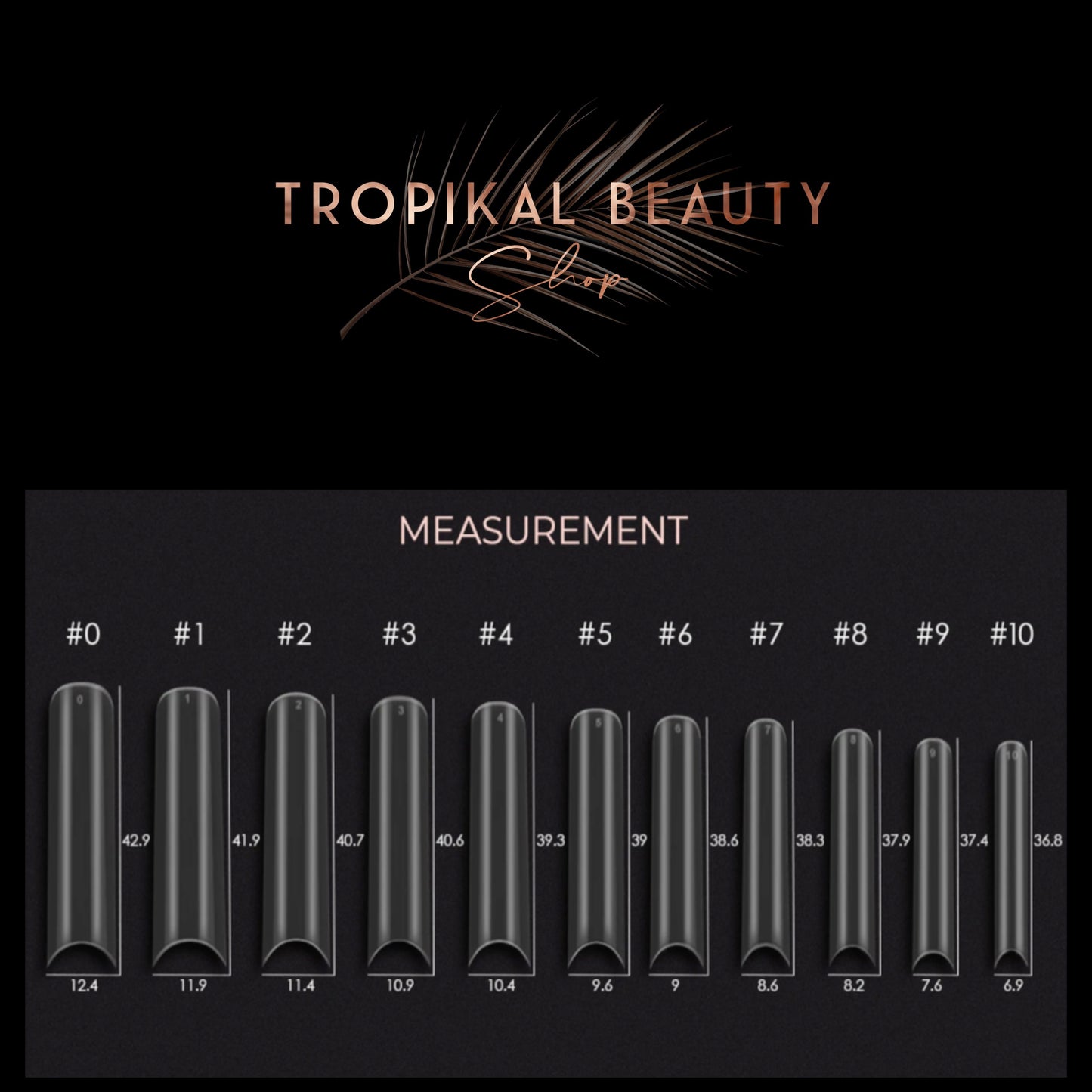 XXL C curve-Straight- Square Nail Tips Box-clear 550pcs