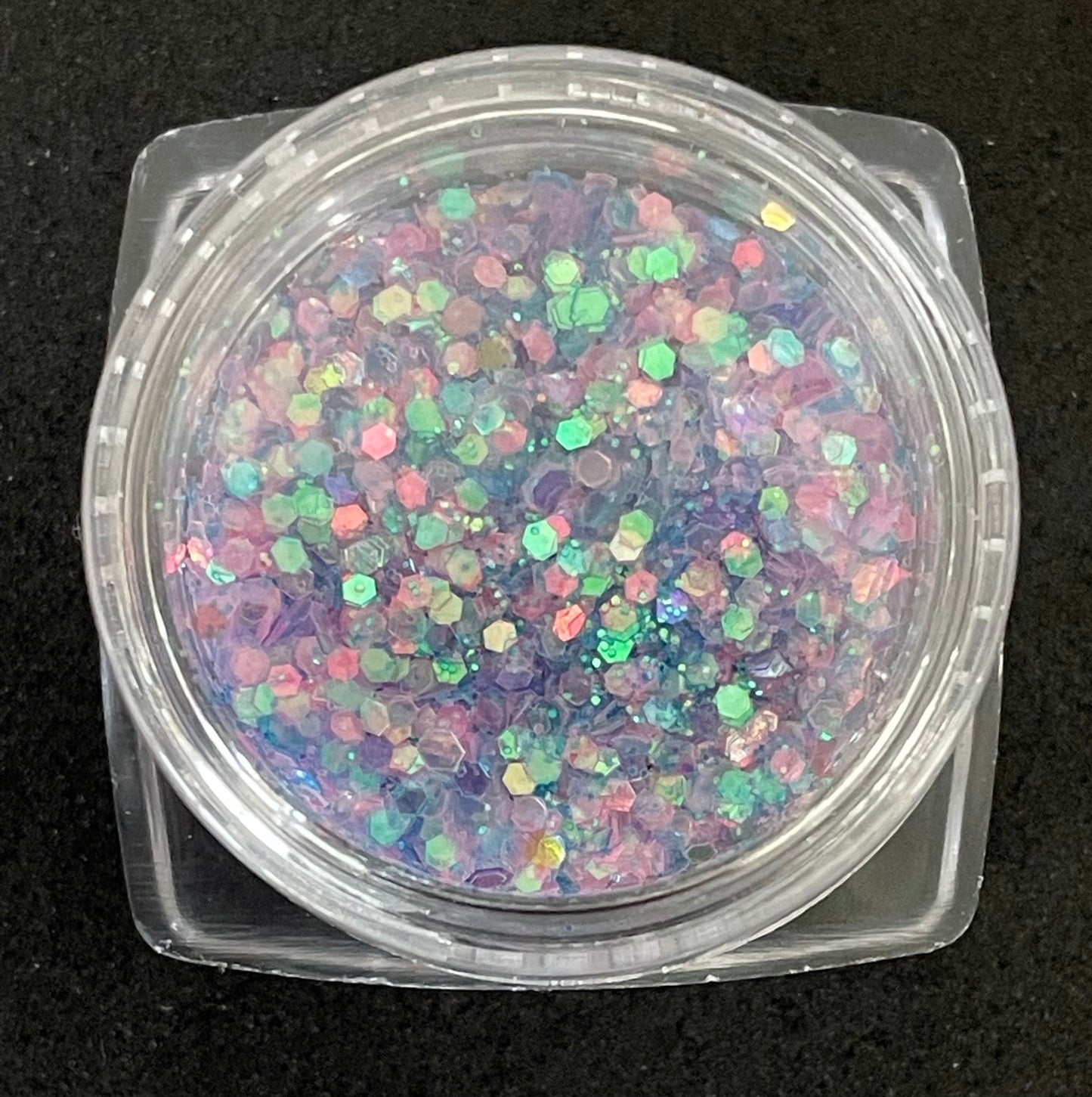 Hexagonal glitter (pure mix)