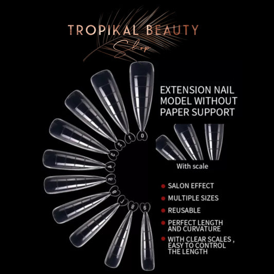 100pcs Nail Tips Extension forms/mold for polygel