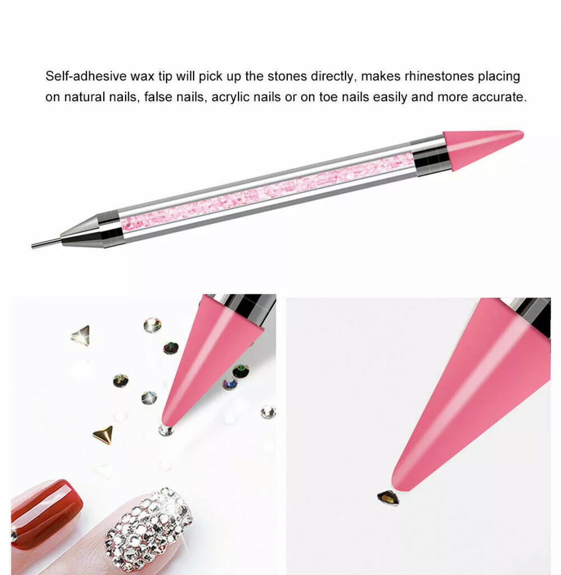 Dual-ended Nail Art Rhinestone Picker