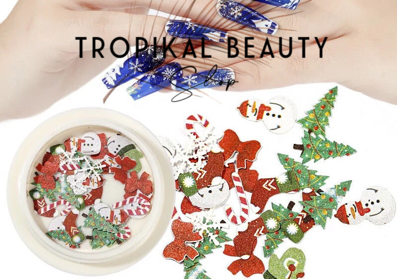 Christmas nail art