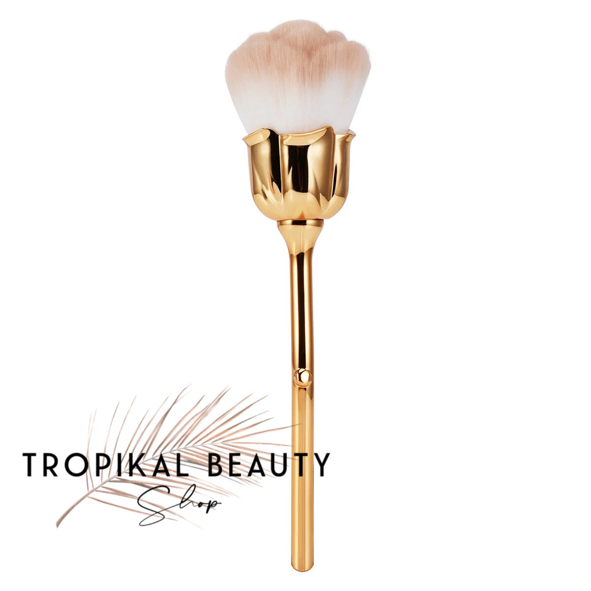 Rose shaped Luxury Nail dust Brush