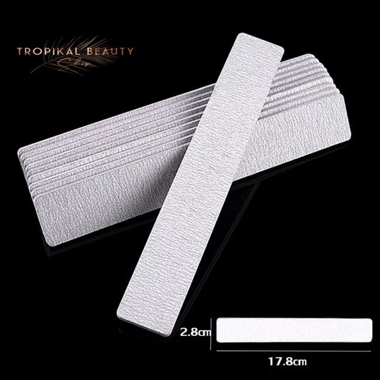 25  pcs pack 100/180 nail file