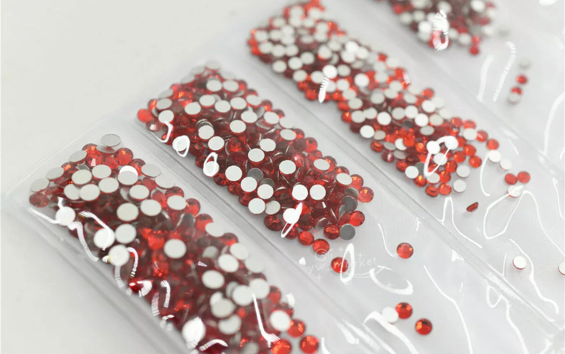 Multi-size 1440 pcs AB crystal glass stones