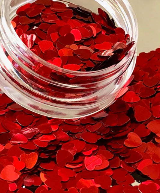 Heart sequins