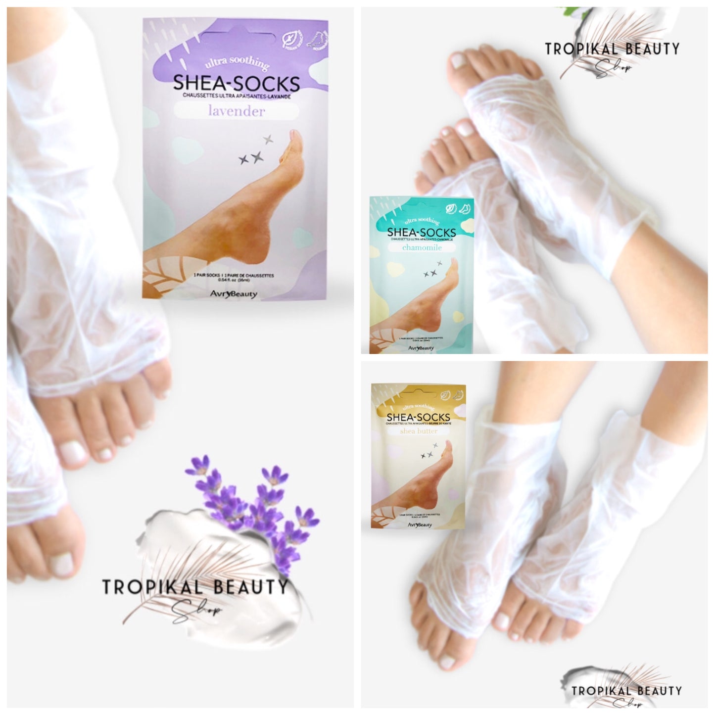 AvryBeauty pedicure socks
